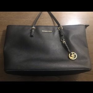 Women’s Michael Kors Large Jet Travel Tote Black